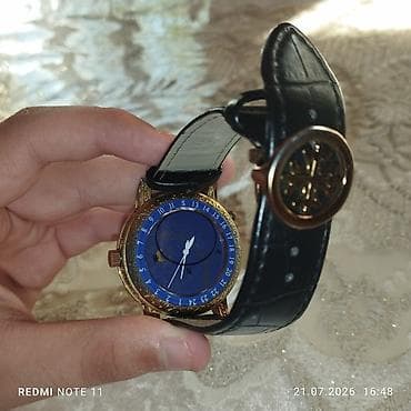 dini saat: Yeni, Qol saatı, Patek Phillipe, rəng - Qızılı — 5