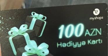 Mücrülər: Hədiyyə kartı Bu hədiyyə kartı myshops mağazalarında keçərlidir — 1