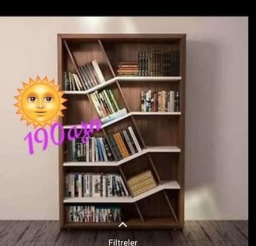 divar saat sekilleri: Yeni, Kitab rəfi, Düz — 1