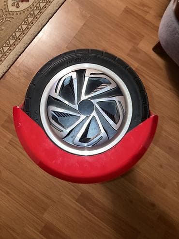 electro samokat: Elektrik hoverboard (self-balance skuter) – qırmızı rəng - 8 düymlük — 2