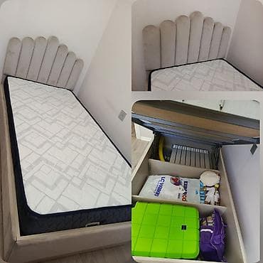 masa desti islenmis: Təknəfərlik çarpayı, Bazalı, Matras ilə, Siyirməsiz — 2