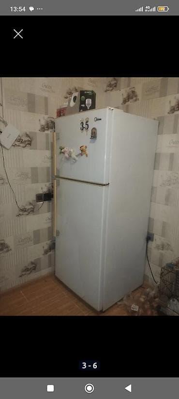 Soyuducular: İşlənmiş 2 qapılı Midea Soyuducu Satılır, rəng - Ağ — 4