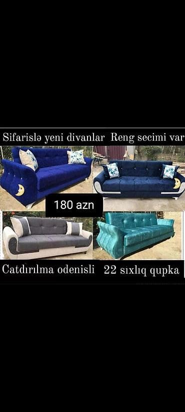 sintepon yastiqlar: Divan, Yeni, Açılan, Bazalı, Ödənişli çatdırılma — 1