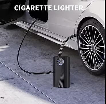 teker hava vuran: Avtomobil üçün portativ hava kompressoru - 12V avtomobil siqaret — 2