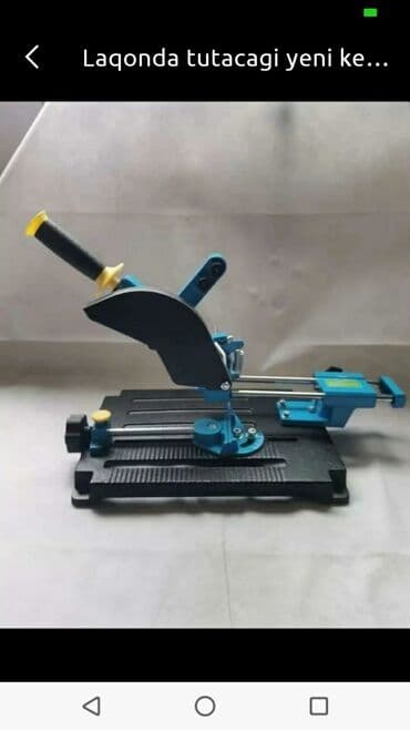 dekor kafeller: Kafel kəsən stanok — 1