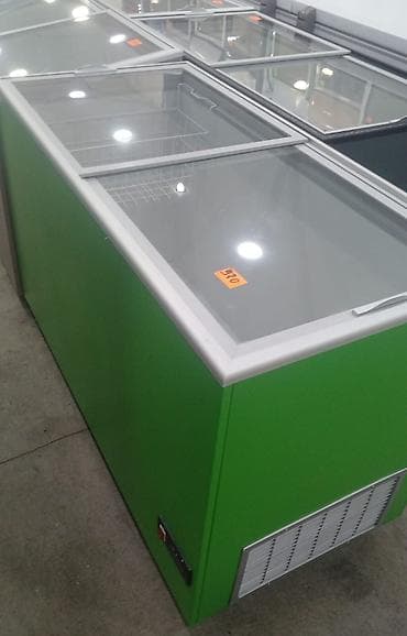 Mağaza/supermarket üçün şüşə sürgülü qapaqlı dondurucu vitrin - Rəng