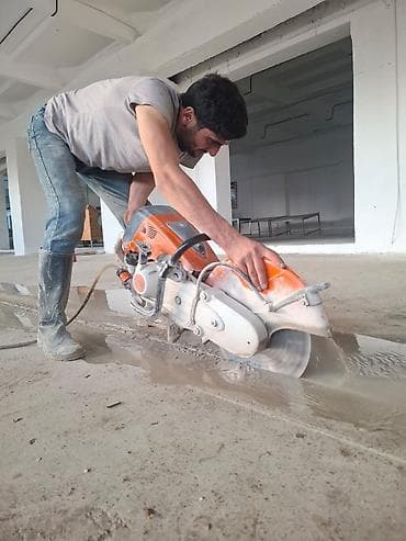 plasmas qapi: Beton kəsimi və deşmə xidməti - Armaturlu beton, dəmir-beton, daş və — 1