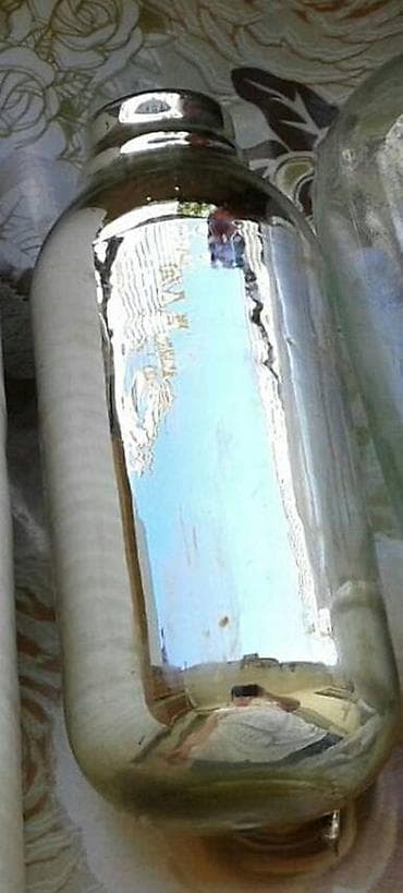 Rəng - Gümüşü, Termos, Şüşə, 1 l, SSRİ