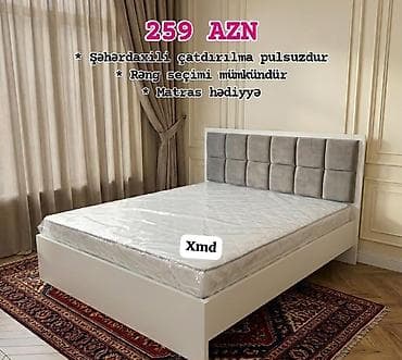 yataq dasti: İkinəfərlik çarpayı, Matras ilə — 1