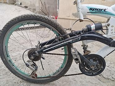 14 dyumlu velosiped: İşlənmiş Şəhər velosipedi 24", sürətlərin sayı: 21 — 6