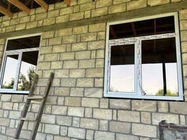 пластиковые окна баку: Новый Двухкамерное Пластиковое окно, Ширина: 50 см, Длина: 100 см, Бесплатная установка — 11