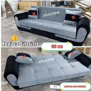 mebleri: Divan, Qonaq otağı üçün, Parça, Bazalı, Açılan, Kitab — 1