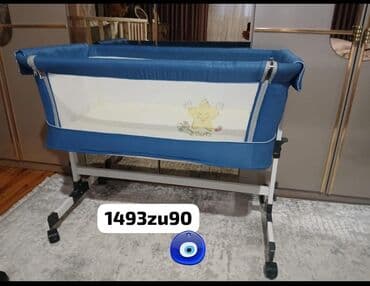 Oğlan və qız üçün, Dördbucaq, Beşik, Dəstsiz, Matras ilə, Yellənmə mexanizmsiz