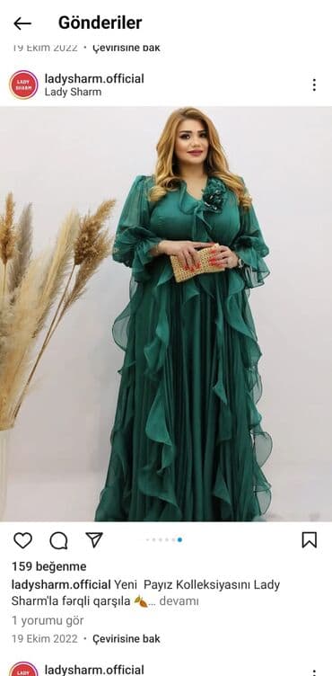 Ziyafət donu,Lady sharmdan alınıb,bir dəfə geyilib42razmerdir