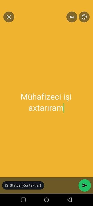 Xidmət: Mühafizəçi işi axtarıram - Gecə-gündüz növbələrinə uyğunlaşa