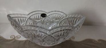 bohemıa: Bohemia kristal meyvə qabı qədimi - Material: yüksək keyfiyyətli — 1