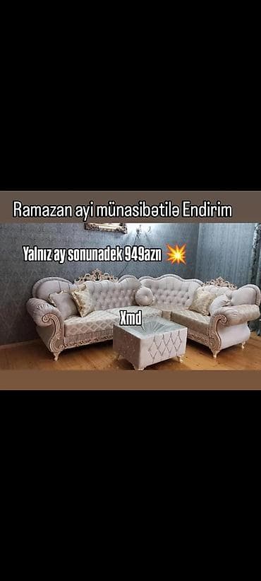 kunc divan metbex: Künc divan, Qonaq otağı üçün — 1