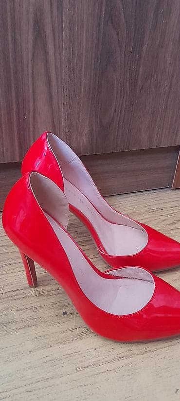 Tuflilər, Zara, Ölçü: 37, rəng - Qırmızı, İşlənmiş — 3