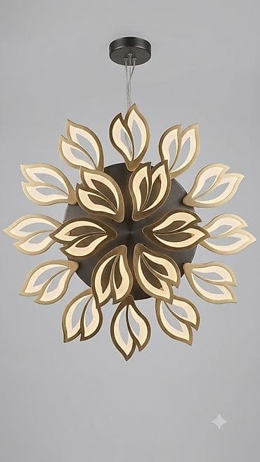 Led Çılçıraq, 4 və daha çox lampa, Metal