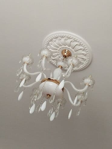 люстра вентилятор: Люстра, 5 ламп, Стекло — 3