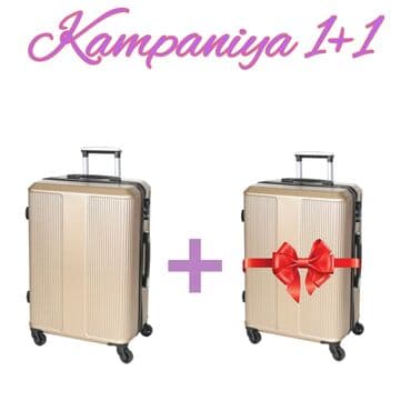 женские чемоданы из поликарбоната: 1+1 Magazamizda kampaniya! Magazadir.Çeşid çoxdur.Secdiyiniz modeli — 1