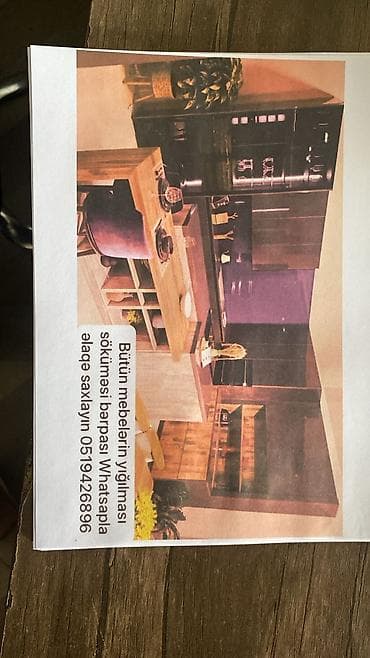 Xidmət: Mebel yığımı, sökülməsi və bərpası - Bütün növ mebellərin