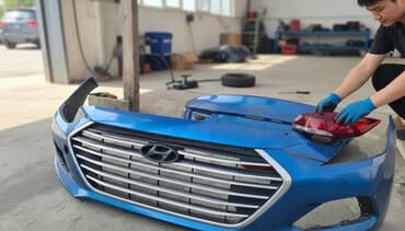 prius yan guzgu: Hyundai Elantra, 2017 il, ABŞ, Ünvandan götürmə — 3