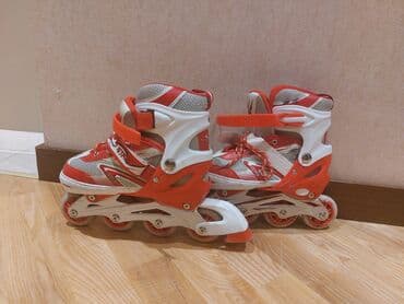 uşaqlar üçün tekerli krosovkalar: Rolik satıram. 33 ölçü amma böyütməkdə olur. Qiymət 15 azn. Əla — 1