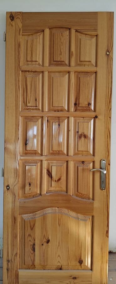 qapı qolu: İşlənmiş Otaq qapısı 90x220 sm Plintus ilə, Zəmanətsiz, Ödənişli quraşdırma, Ünvandan götürmə — 2