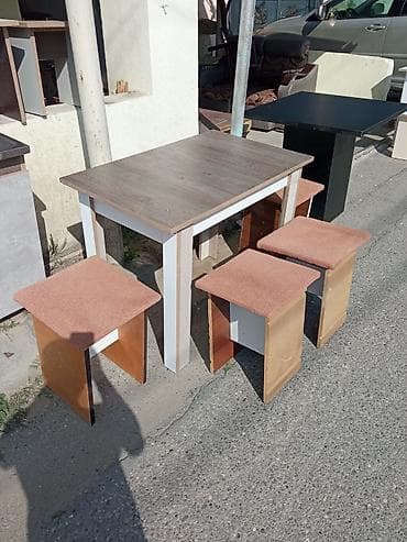 ideal kafel metlax: Mətbəx üçün, Yeni, Açılmayan, Dördbucaq masa, 4 stul — 2