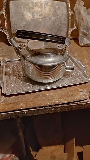 caydan: Çay dəsti, rəng - Narıncı, Metal — 4