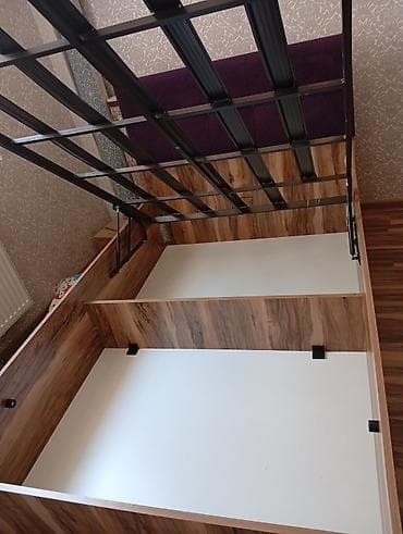 taxt matrası: İkinəfərlik çarpayı, Bazalı, Matras ilə, Siyirməsiz — 6