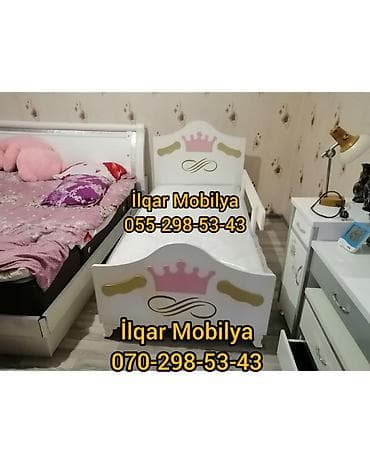 Детская мебель: Для девочки и мальчика, Новый, Кровать, Без подьемного механизма, Без матраса, Без выдвижных ящиков — 6