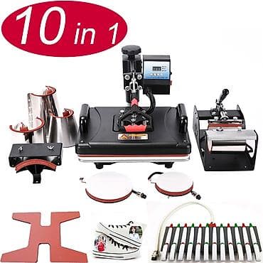 not 8 pro 2 el: Termotransfer presi 10 in 1. Yeni qutudadır. İçdindəkilər şəkildə — 6