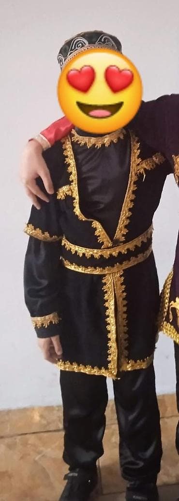 Məhsul: Uşaq üçün milli rəqs geyimi dəsti Təsvir: - Rəng: Qara parlaq — 1