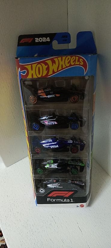 Hot Wheels 5-li die-cast maşın dəsti 1) Formula 1 2024 dəsti - Rəsmi