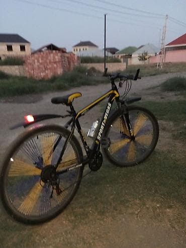 muherrikli velosiped: Yeni Şəhər velosipedi 29", sürətlərin sayı: 7, Ünvandan götürmə — 5