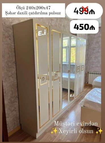 fasad boyalari kataloqu: Yeni, Açılan, 6 qapı Düz dolab — 1