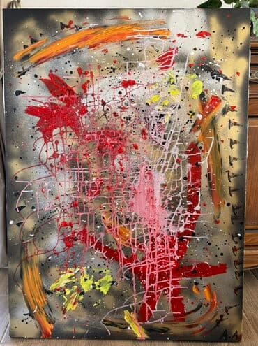 komputer şəkilləri: Эти работы абстракции 6 штук одна картина 🖼️ Цена 1000 манат — 1