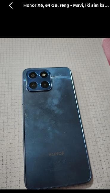 Honor X6, 64 GB, rəng - Mavi, İki sim kartlı