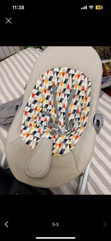 Oturacaq-yelləncək, Zontiksiz, Metal