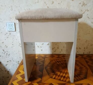 metbex oturacaqlari: Kompakt taburet/oturacaq - Material: ağ rəngli MDF/LDSP korpus - — 3