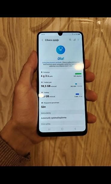 Elektronika: Samsung Galaxy A32, 128 GB, rəng - Mavi, Barmaq izi, İki sim kartlı, Face ID — 2
