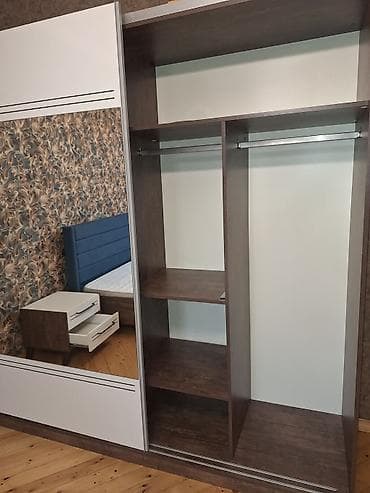 2el dolablar: İşlənmiş, 2 qapılı, Güzgülü, Qəhvəyi, Taxta, Kupe, Düz dolab — 2