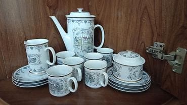 bal: Çay dəsti, rəng - Qızılı, Şüşə — 2