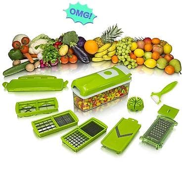 Çoxfunksiyalı tərəvəz və meyvə doğrayıcı-set - Komplekt: əsas