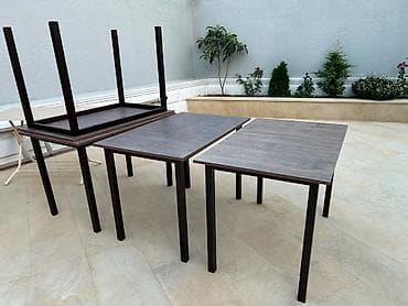 стуля: Restoran/kafe üçün masa və stul dəsti 1 dəstin qiyməti 80 AZN ümumi 4 — 2