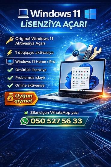 iphoni 11: Windows 11 Lisenziya Açarı – orijinal aktivasiya xidməti - Original — 1