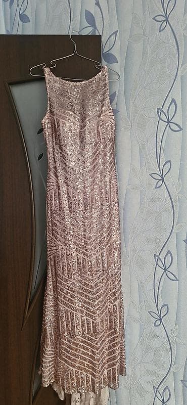 Ziyafət donları – 2 model 1) Pudra-çəhrayı rəngli, tam parıltılı — 6