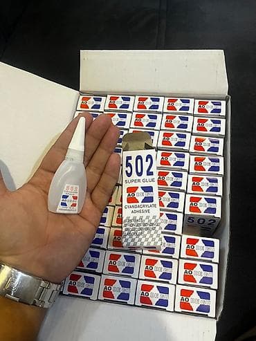 quru: Məhsul: AO DE GU 502 Super Glue – Sianoakrilat əsaslı yapışdırıcı — 1